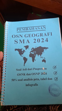 Image of Pembahasan OSN Geografi SMA 2024