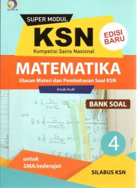 Image of Super Modul Bank Soal Matematika KSN SMA Buku 4