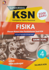 Image of Super Modul KSN SMA Bank Soal Fisika Buku 4