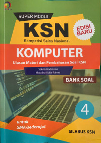 Image of Super Modul KSN SMA bank Soal Komputer Buku 4