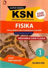 Image of Super Modul KSN SMA Fisika Mekanika dan Fluida Buku 1