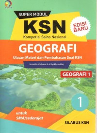 Image of Super Modul KSN SMA Geografi Buku 1
