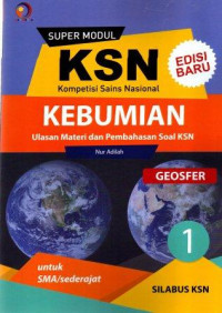 Image of Super Modul KSN SMA Kebumian Geosfer Buku 1