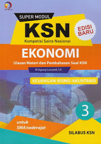 Image of Super Modul KSN SMA Keuangan Bisnid dan AKuntansi buku 3