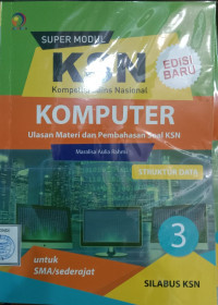 Image of Super Modul KSN SMA Komputer Struktur Data Buku 3