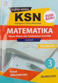 Image of Super Modul KSN SMA Matematika Geometri Buku 3